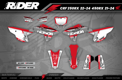 HONDA Graphics Kit RED ELEGANCE