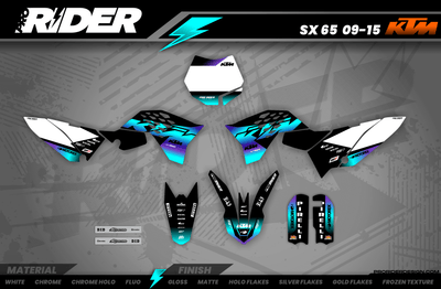 KTM Graphics SX XC SXF XCF EXC.. - VECTOR GRADIENT