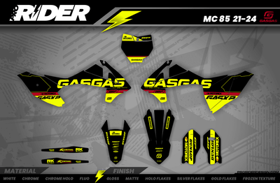 Graphics Kit GASGAS MENTOR FLUO