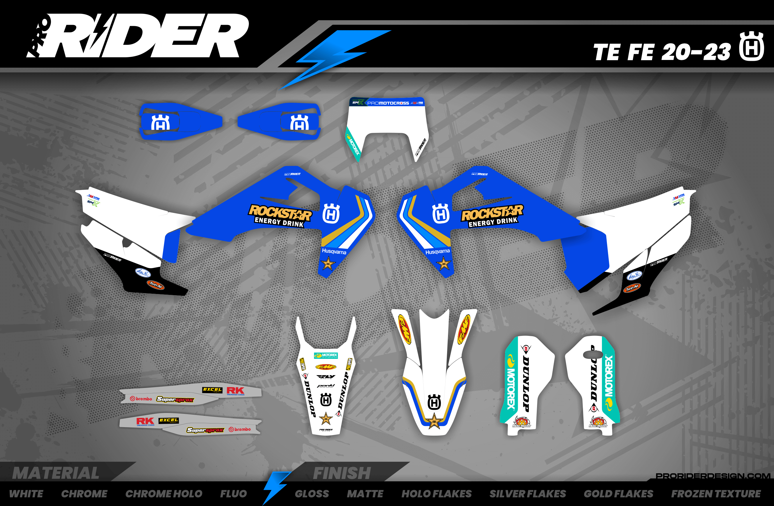 HUSQVARNA Custom Graphics TC-FC-TE-FE...| HERITAGE ROCKSTAR