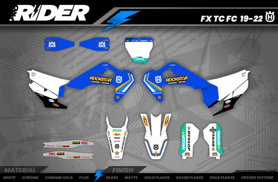 HUSQVARNA Custom Graphics TC-FC-TE-FE...| HERITAGE ROCKSTAR