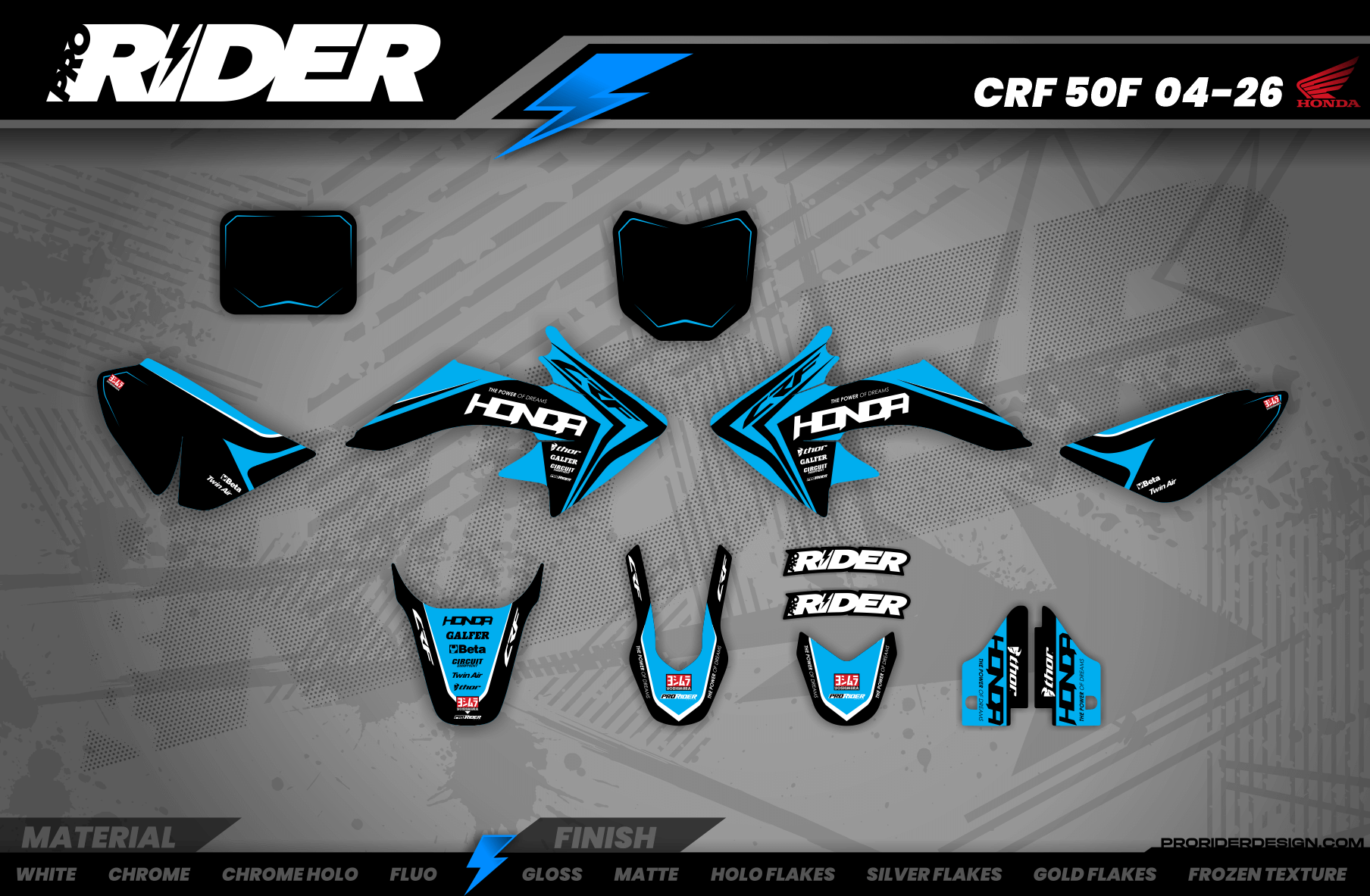 HONDA Graphics Kit BLUE STAR