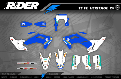 HUSQVARNA Custom Graphics TC-FC-TE-FE... HERITAGE MXGP