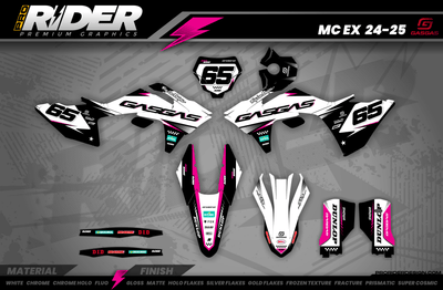 WHITE PULSE GasGas Full Graphics Kit