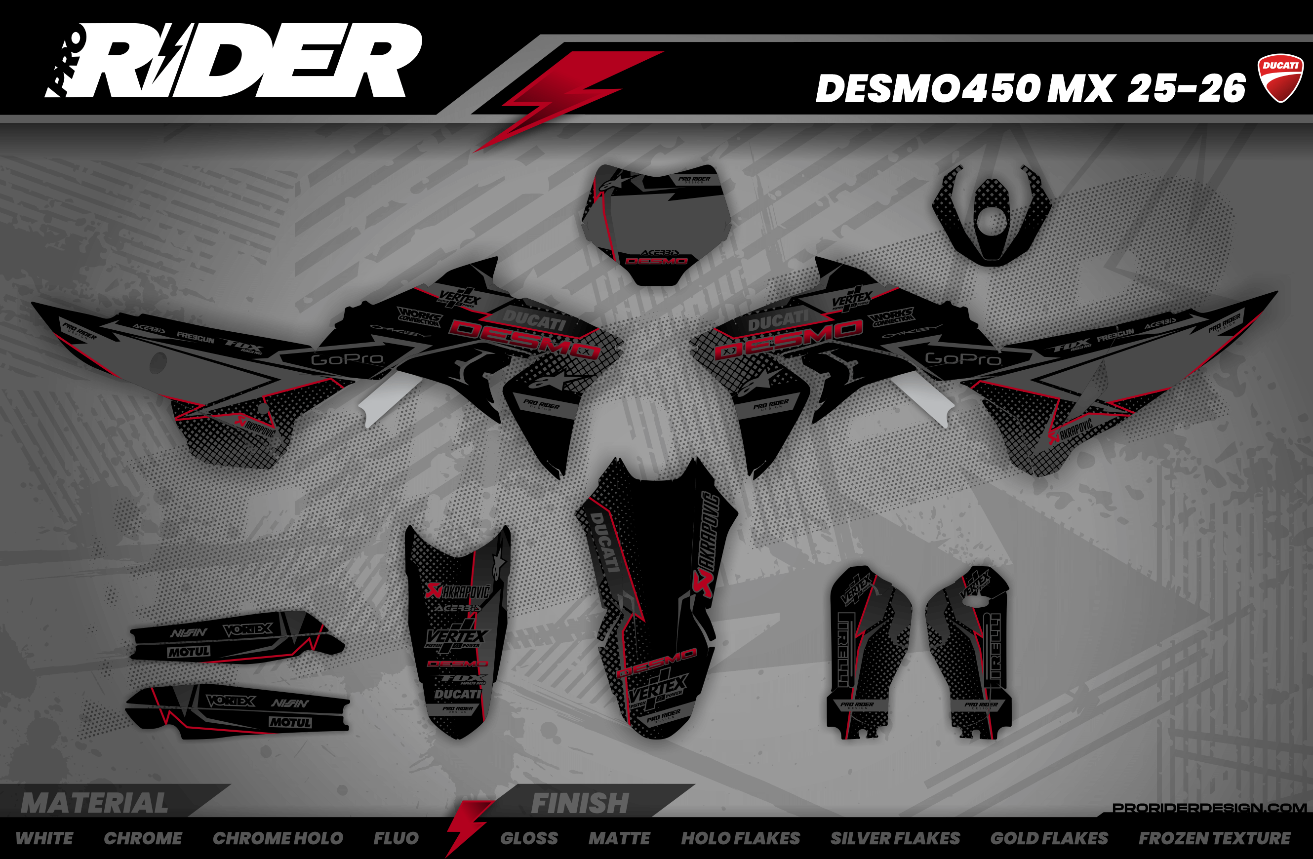 Uddevalla Full Graphics Kit DUCATI