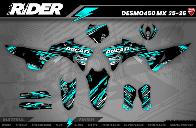 Ducati Desmo 450  Full Graphics Kit | Sevlievo