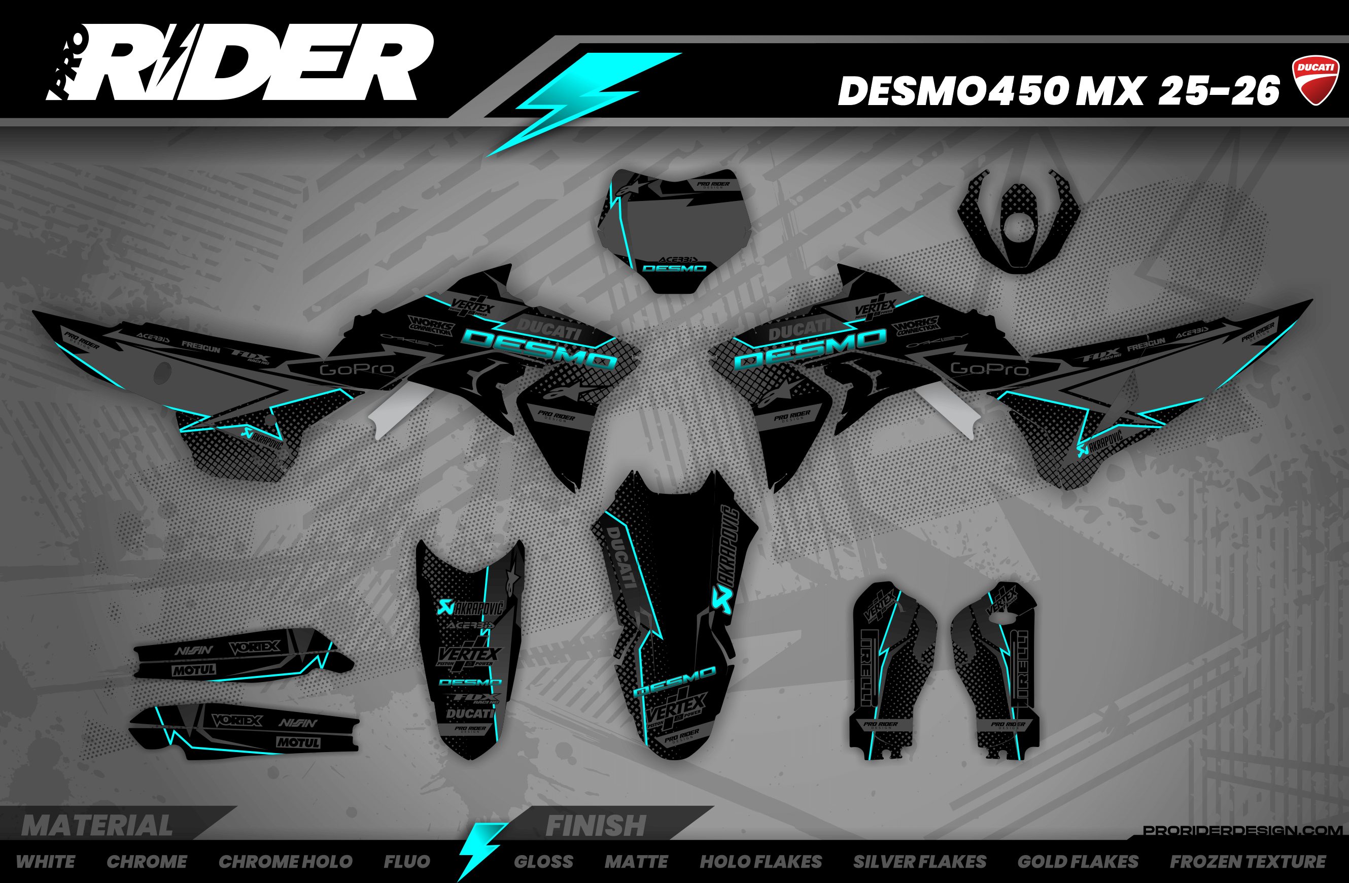 Hyvinkää Full Graphics Kit DUCATI
