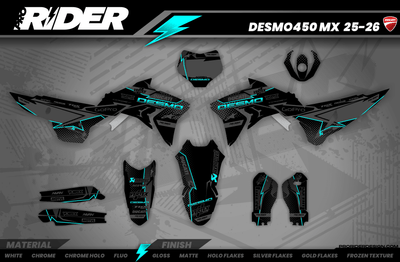 Ducati Desmo 450  Full Graphics Kit | Hyvinkää