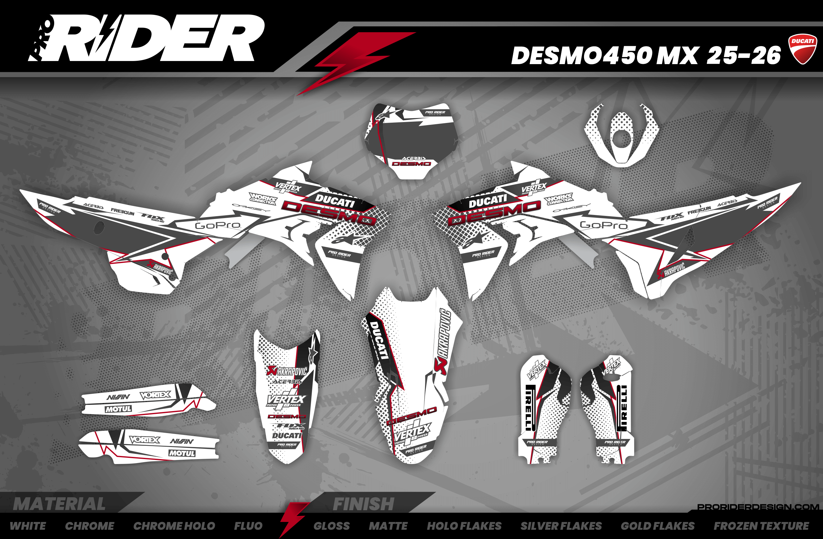 Kegums Full Graphics Kit DUCATI