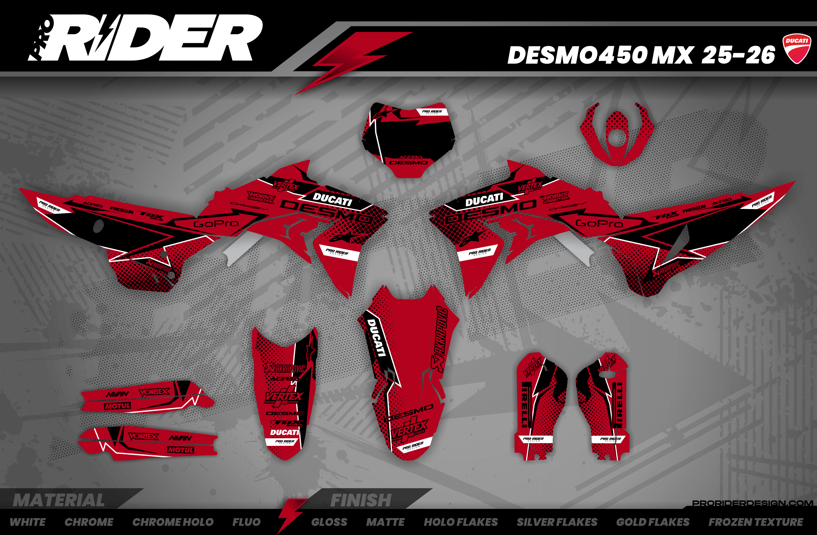 Loket Full Graphics Kit DUCATI