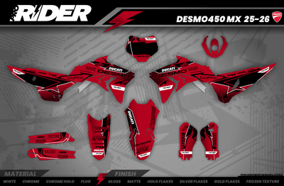 Ducati Desmo 450  Full Graphics Kit | Loket