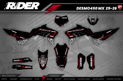 Ducati Desmo 450  Full Graphics Kit | Arco di trento