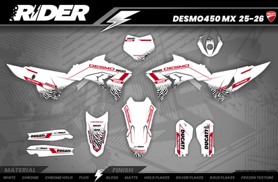 Ducati Desmo 450  Full Graphics Kit | Imola