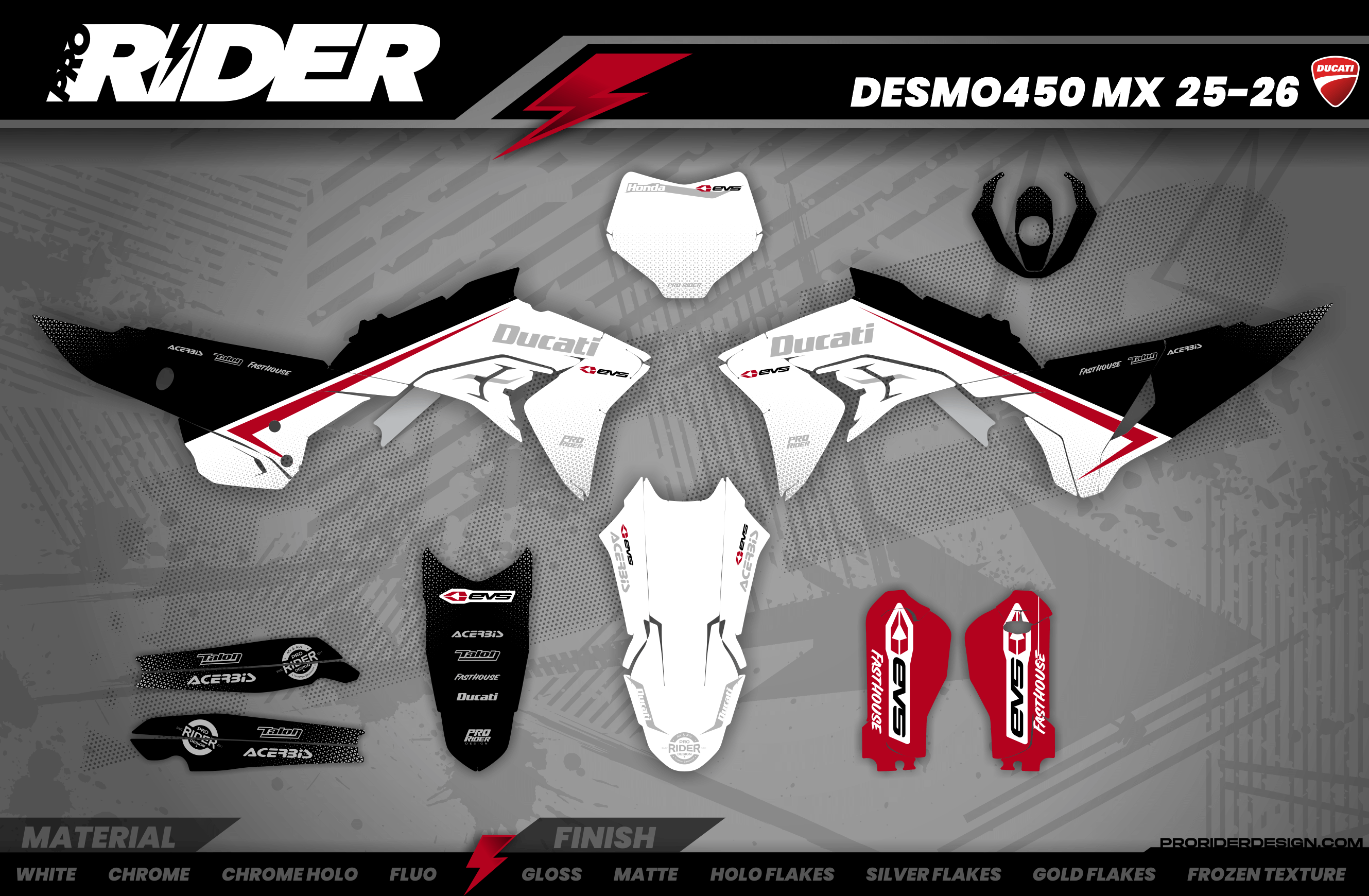Ice evs Full Graphics Kit DUCATI