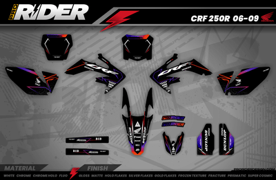 Graphics Kit HONDA BLINK PURP