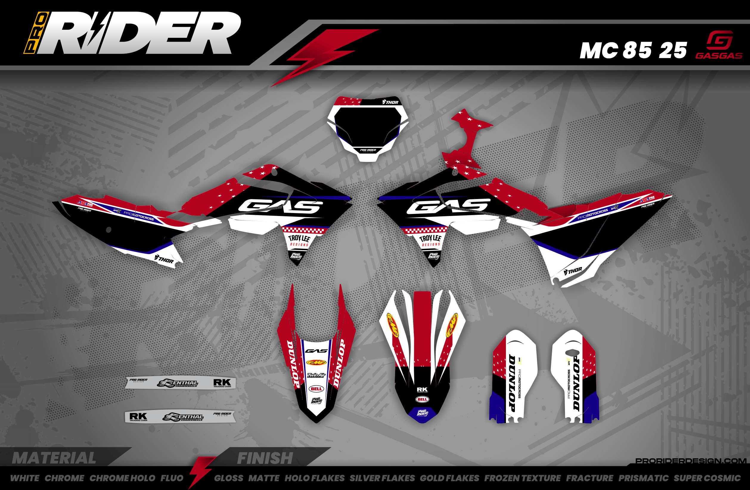 Graphics Kit GASGAS MAXTREX
