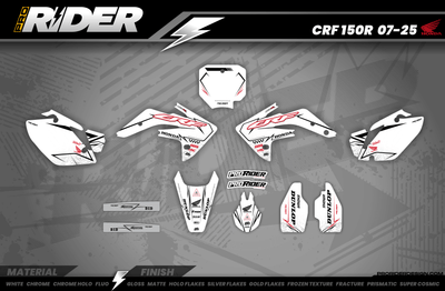 Graphics Kit HONDA BLINK WHITE