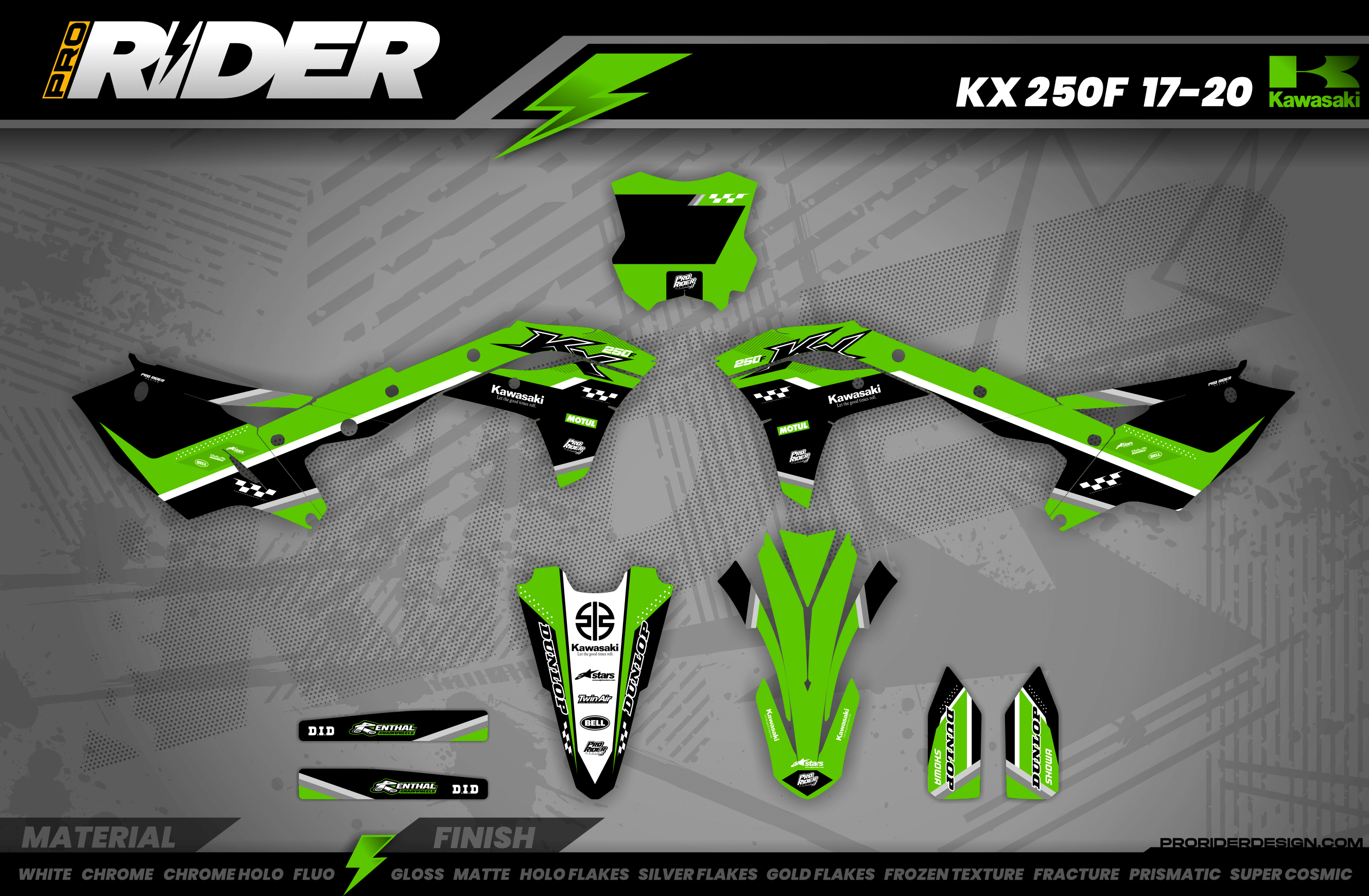 KAWASAKI graphics KIT AMOKIA