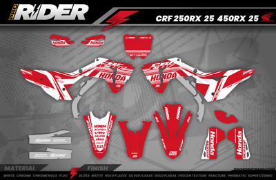 Graphics Kit HONDA DASH ONE RED