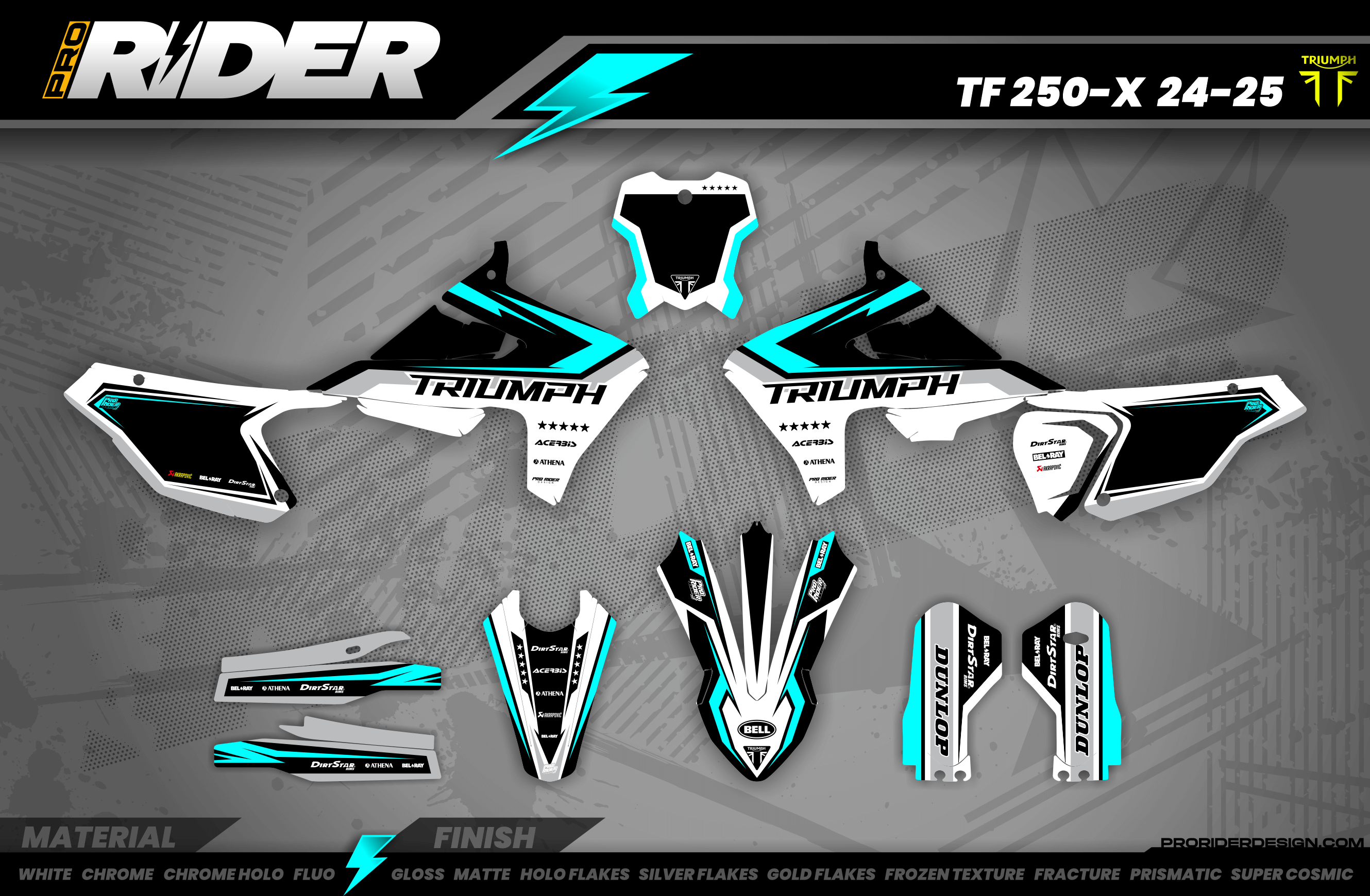 TRIUMPH Full Graphics Kit | Shift mode