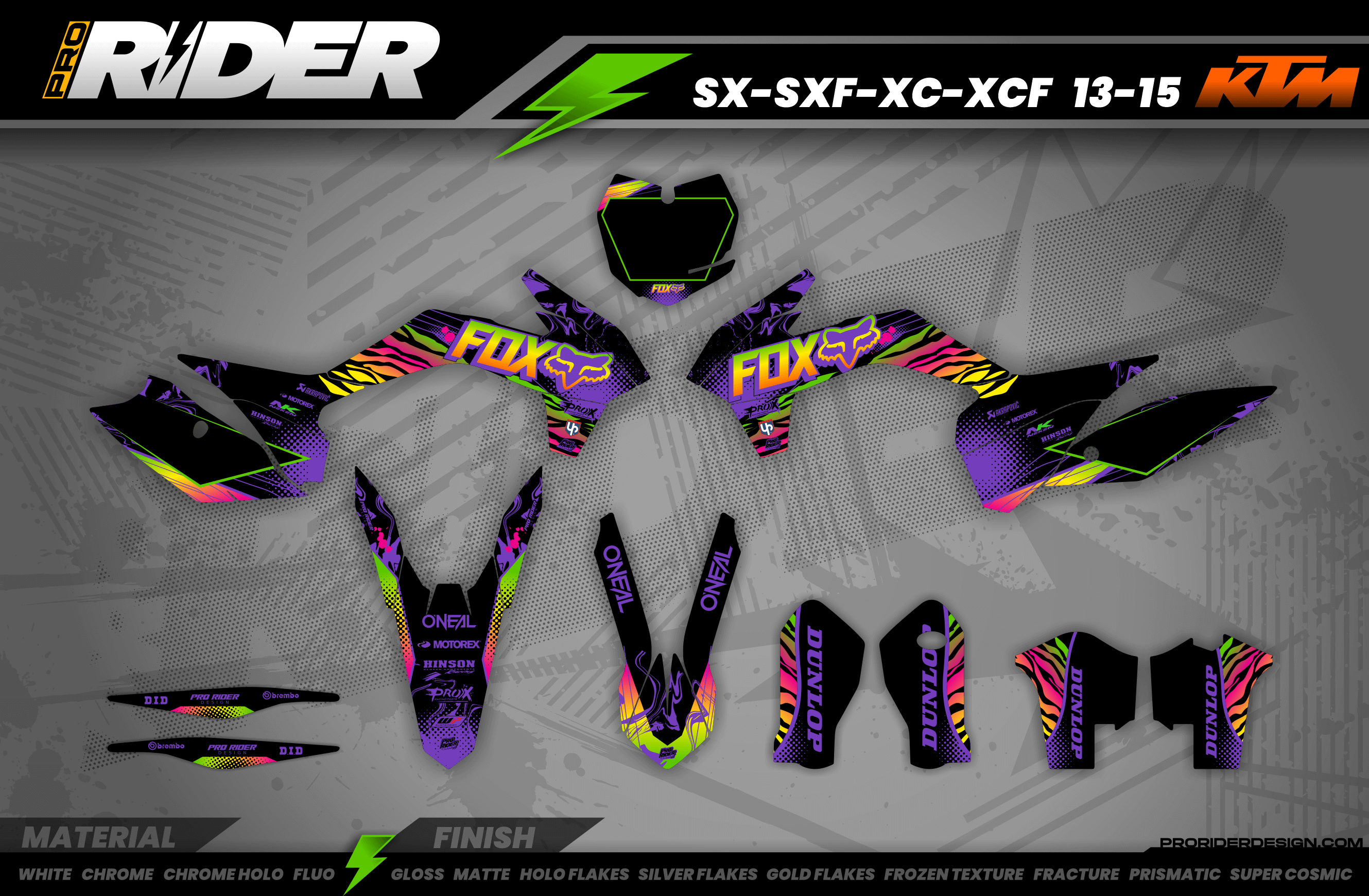 Custom Graphics KIT FOX DISTRICT SOUTH