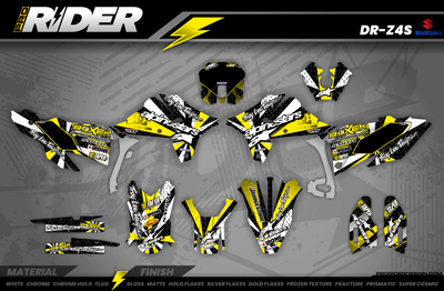 Suzuki 400 Drz - S / SM / 4S Full Graphics Kit | Sowix
