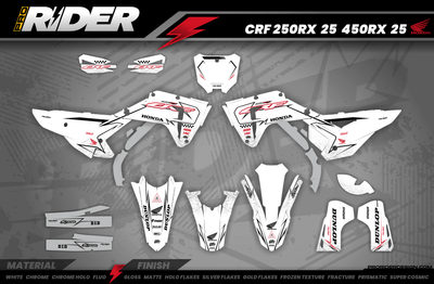 Graphics Kit HONDA BLINK WHITE