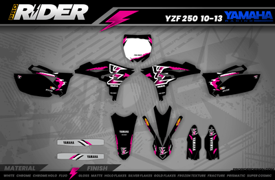 YAMAHA Full Graphics kit | Retro Black