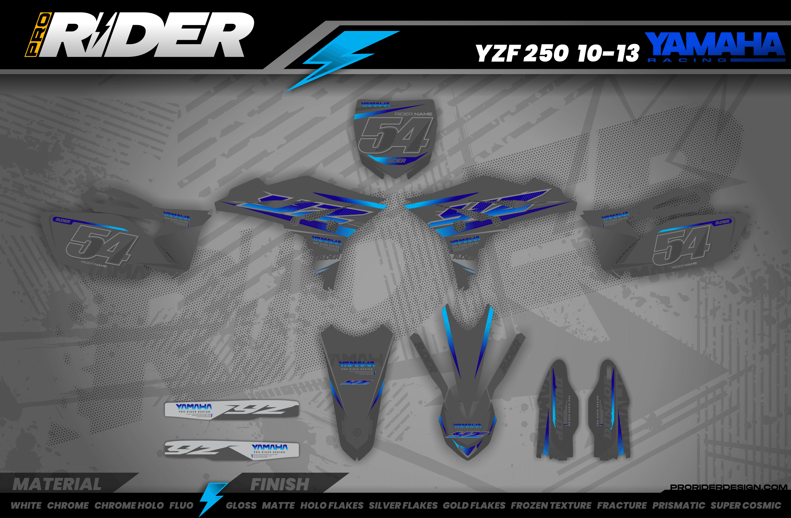 GRITTY YAMAHA YZ/YZF/WRF Full Graphics Kit
