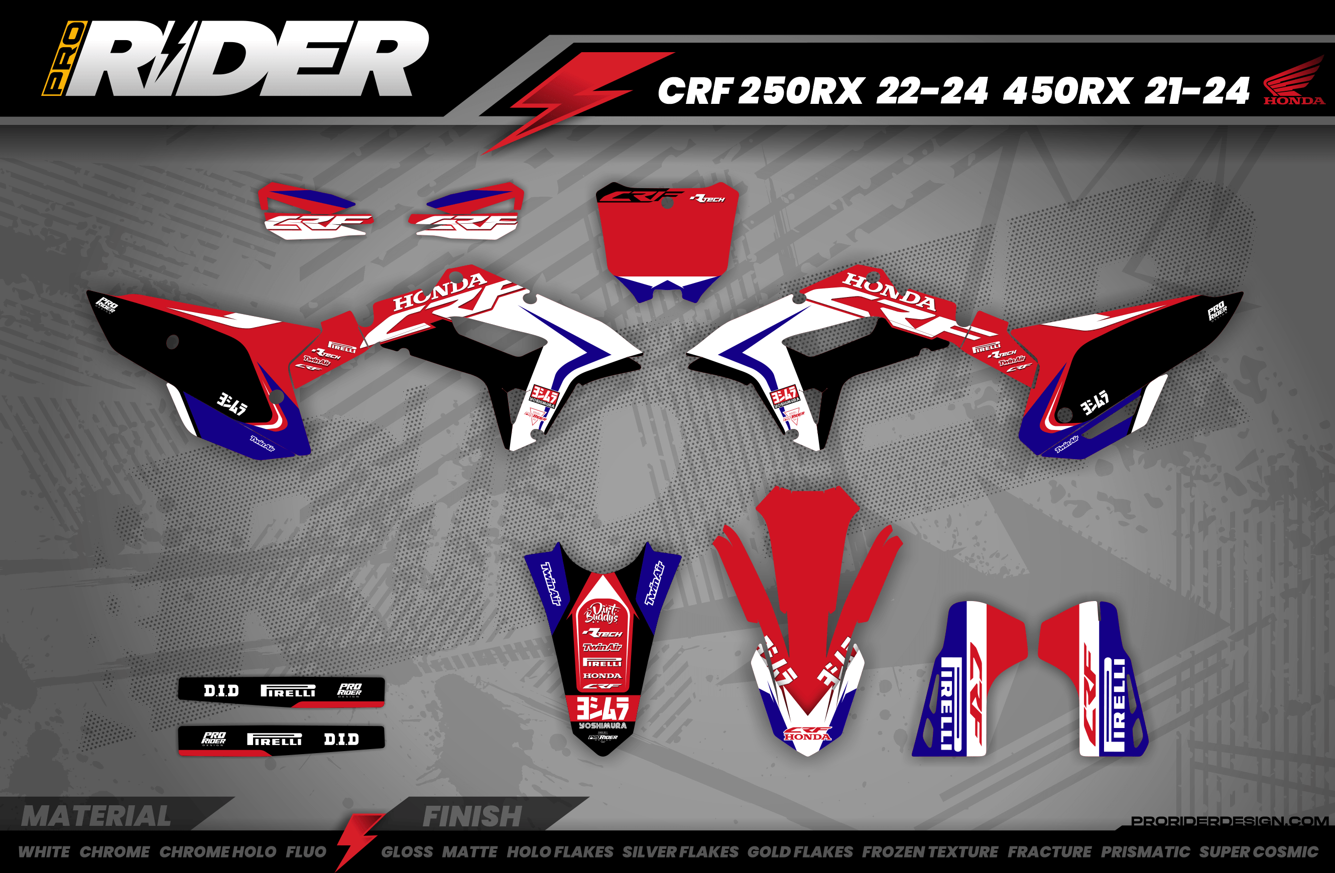 Graphics Kit HONDA MX TEST