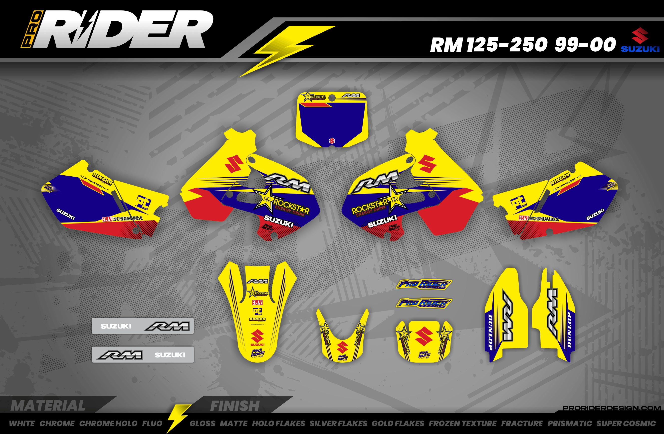 SUZUKI Graphics kit riderlife rm5