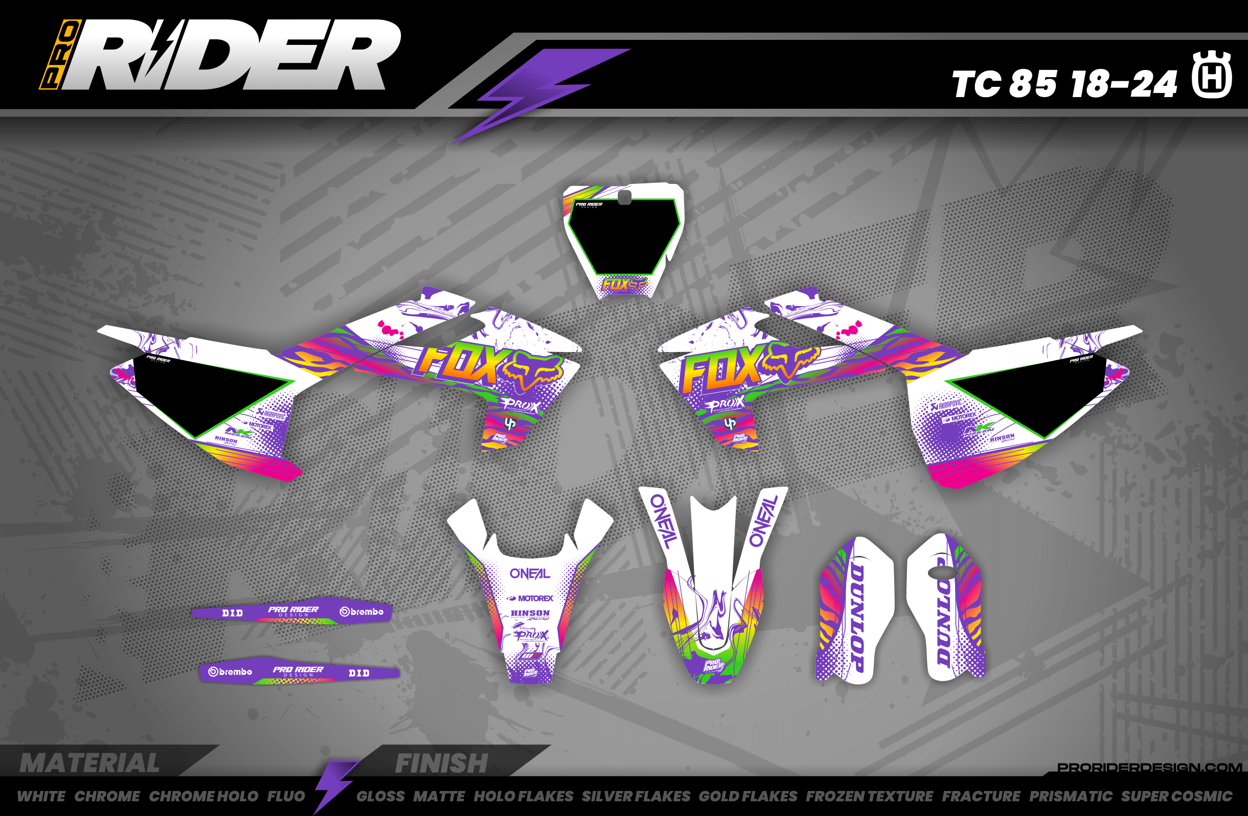 Custom Graphics KIT FOX DISTRICT KOWTOWN