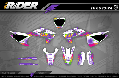 Custom Graphics KIT FOX DISTRICT KOWTOWN