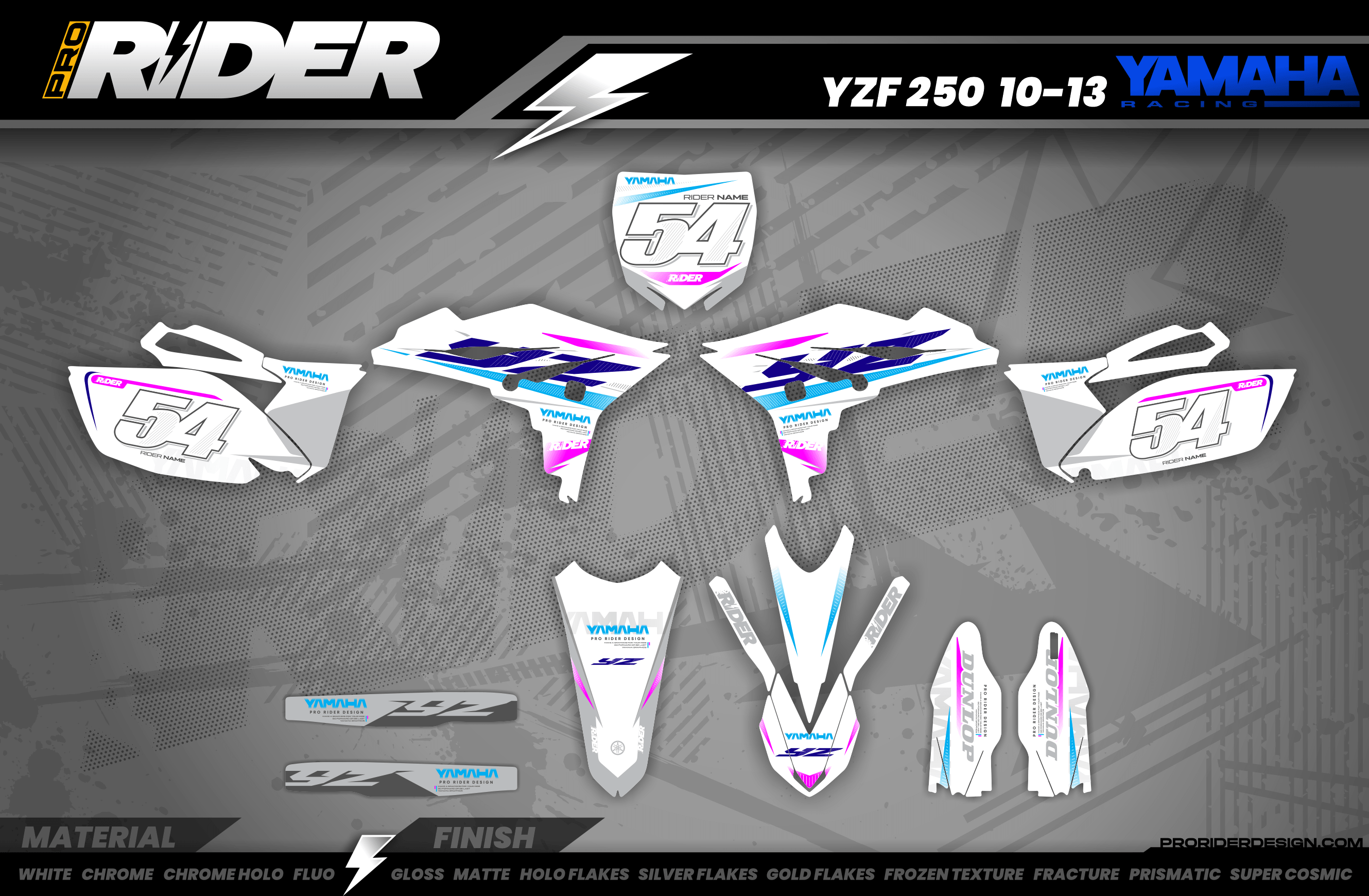 BRIGHT YAMAHA YZ/YZF/WRF Full Graphics Kit