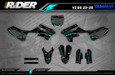 Yamaha graphics KIT FMRFACTORY DARK CYAN