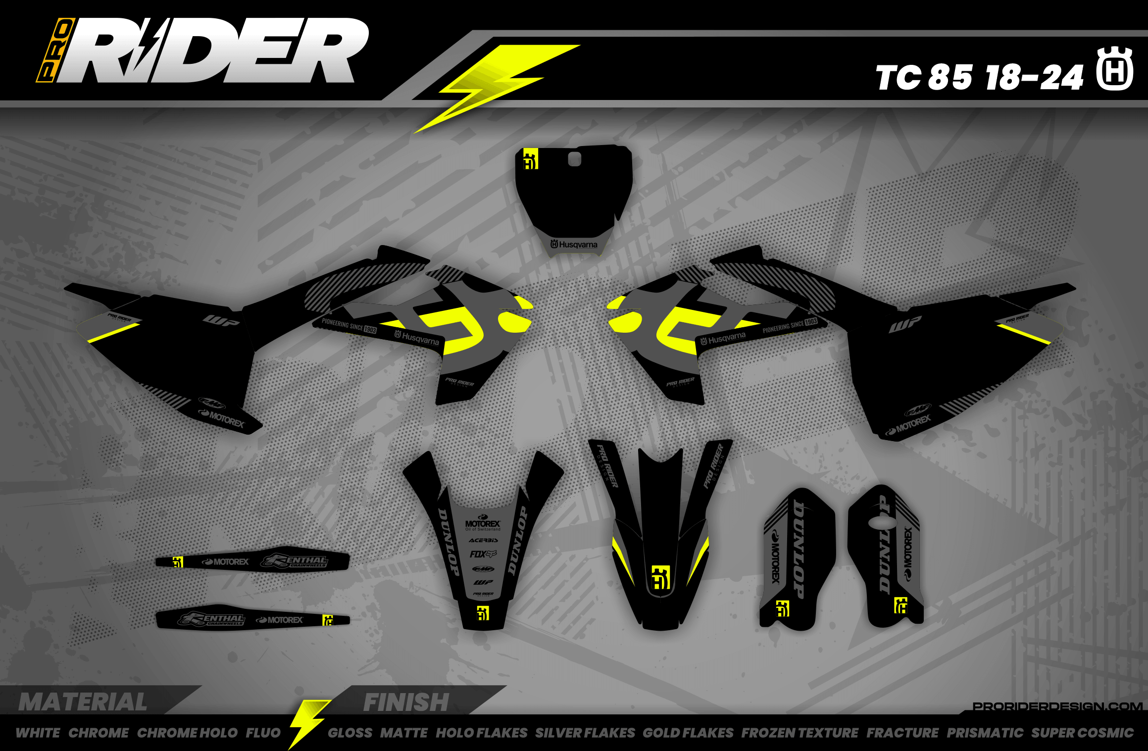 DARK VENOM Husqvarna Full Graphics
