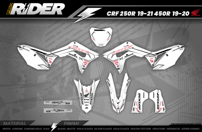 Graphics Kit HONDA BLINK WHITE