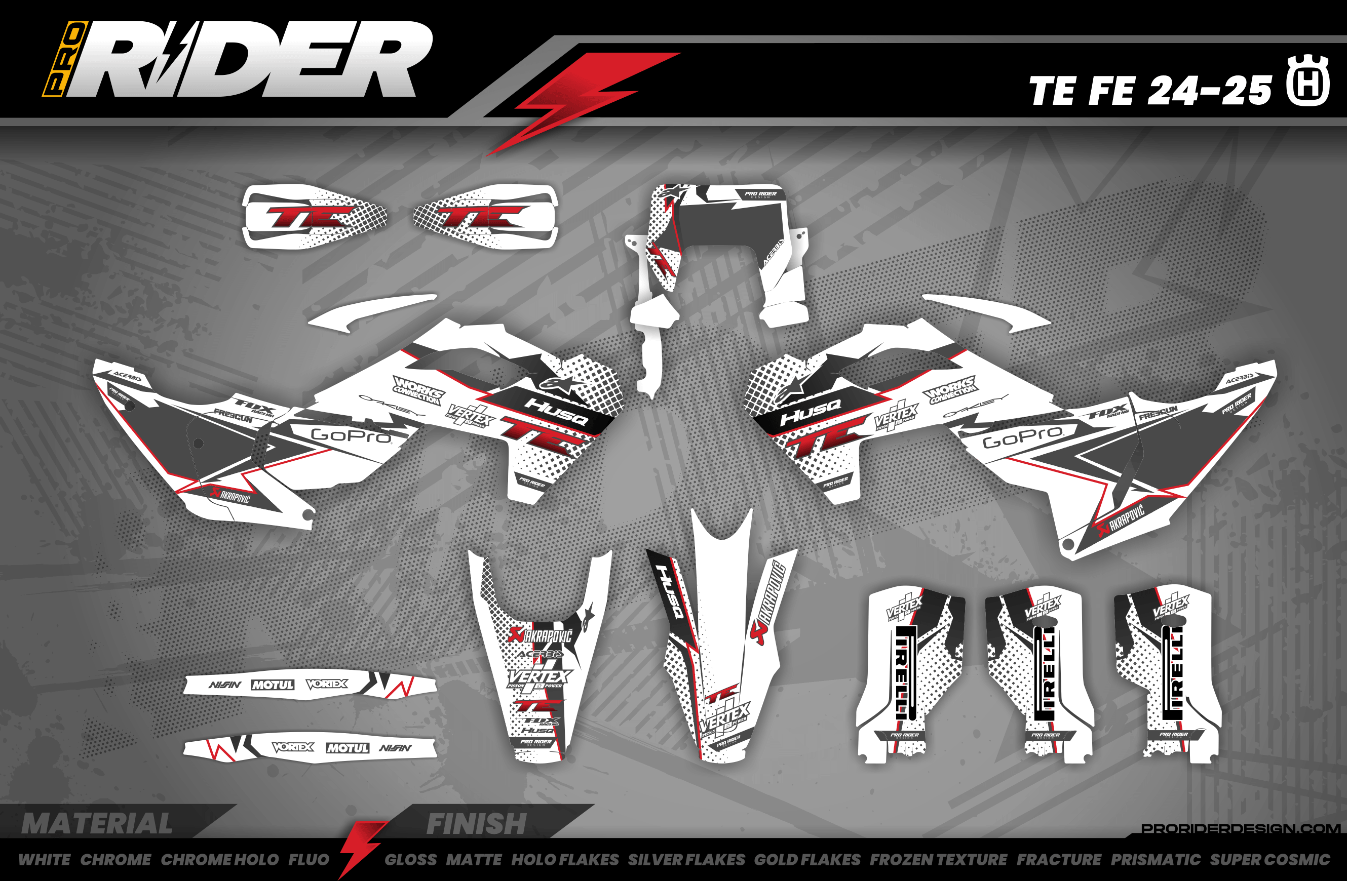 GRAPHICS Kit HUSQVARNA PRO RIDERS 1.3