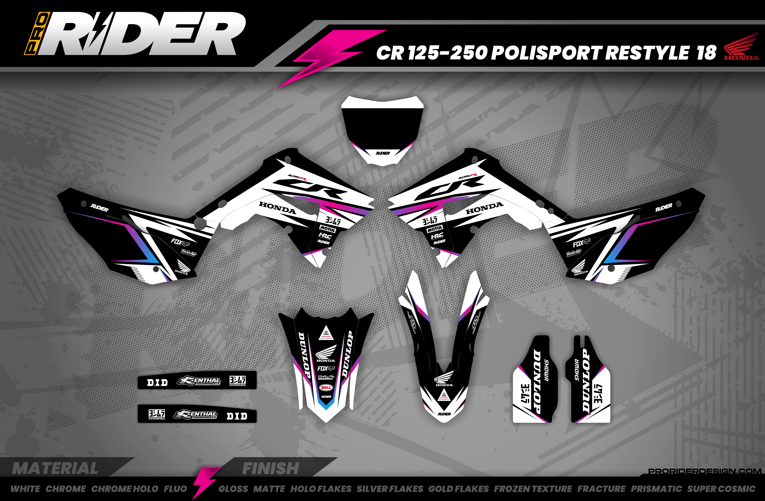 HONDA Full Graphics Kit GRADIENT RIFT