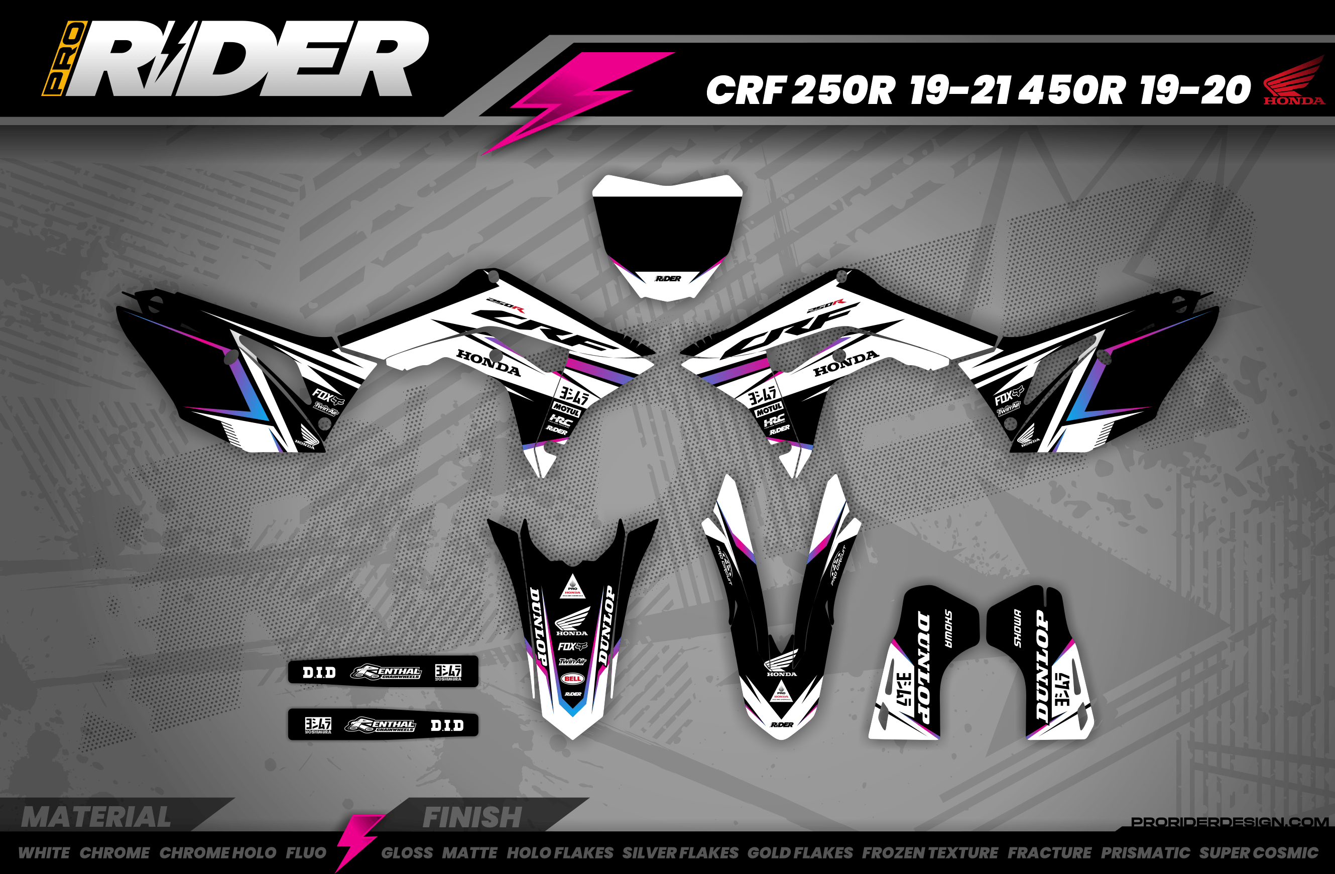 HONDA Full Graphics Kit GRADIENT RIFT