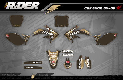 HONDA Graphics Kit BROWN MAT FINISH TOUCH