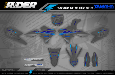 GRITTY YAMAHA YZ/YZF/WRF Full Graphics Kit