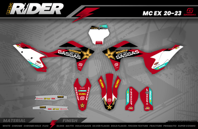 ROCKSTAR JUSTIN BARCIA GasGas Full Graphics Kit