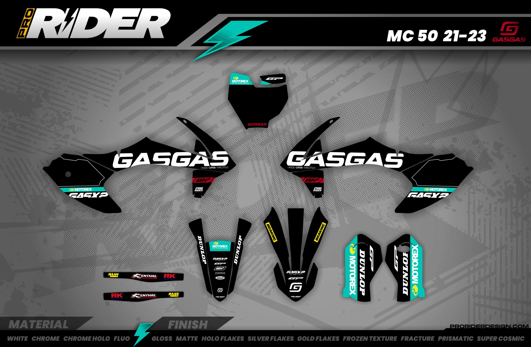 Graphics Kit GASGAS MENTOR BLACK.1