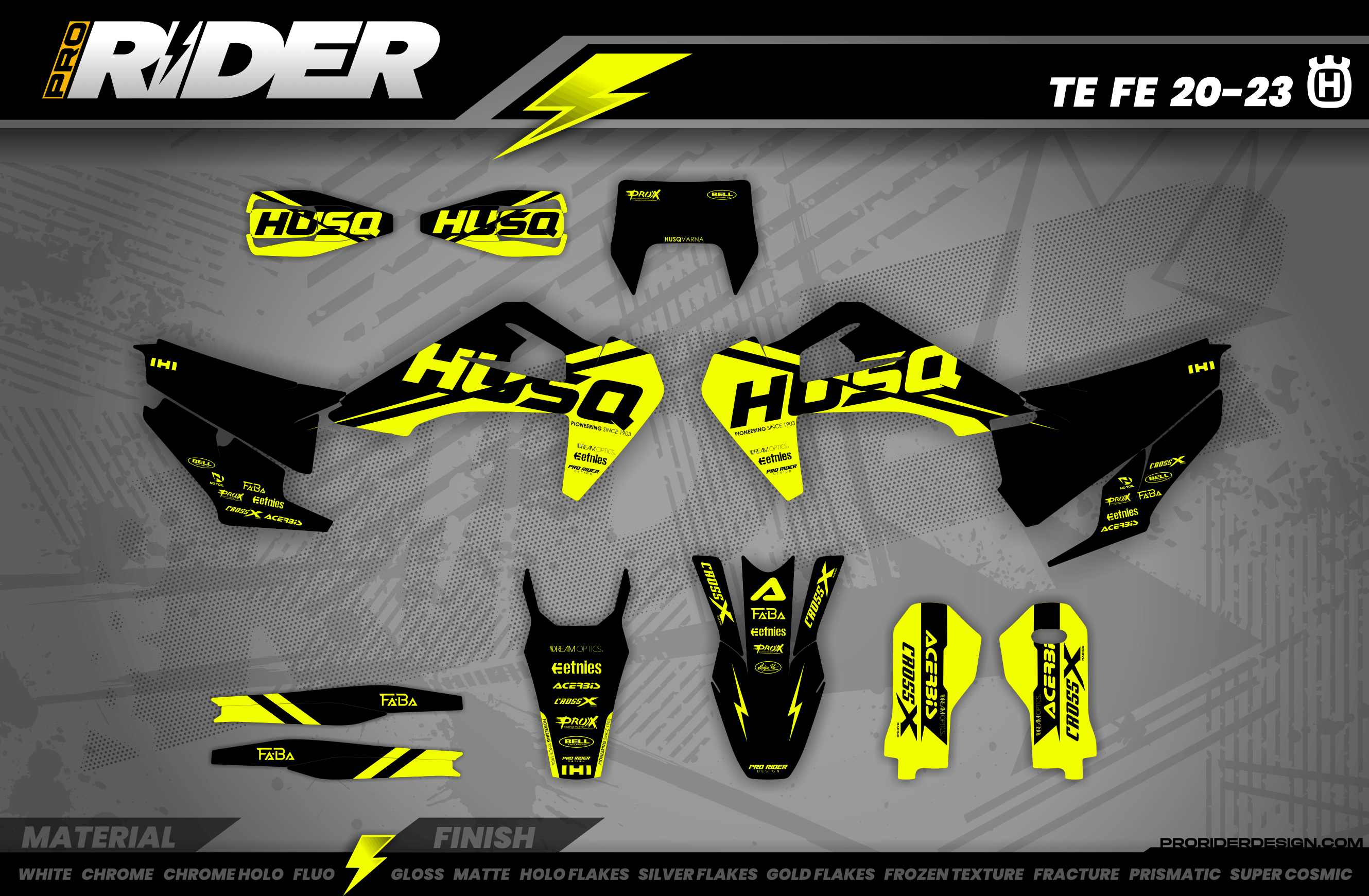 FLUO Graphics Kit HUSQVARNA  DIALIZ