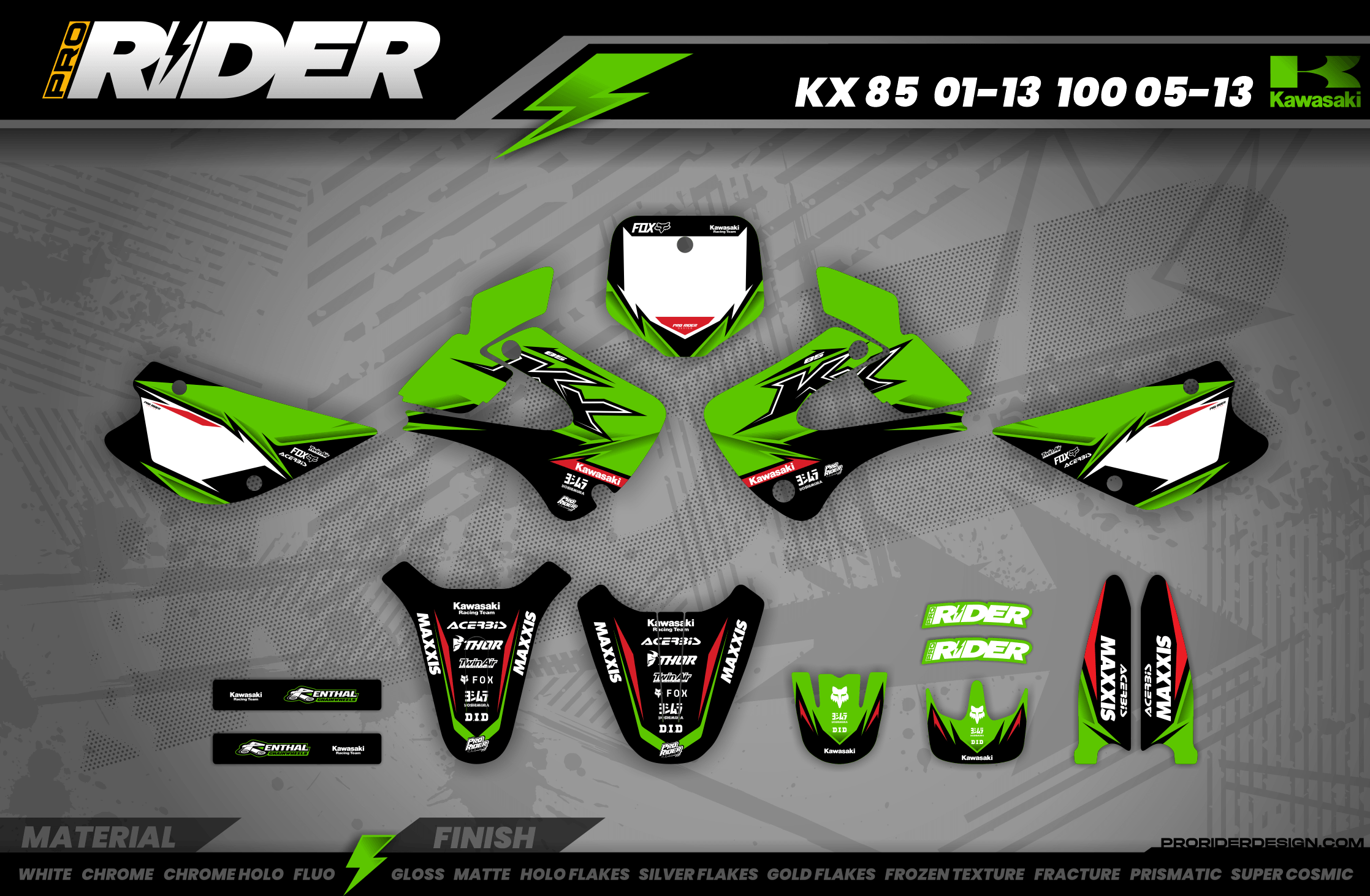 KAWASAKI Graphics Kit ADAPTASI GN