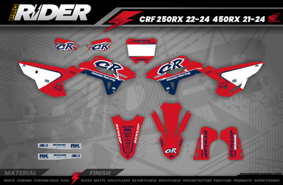 Graphics Kit HONDA RIVAL REDRED