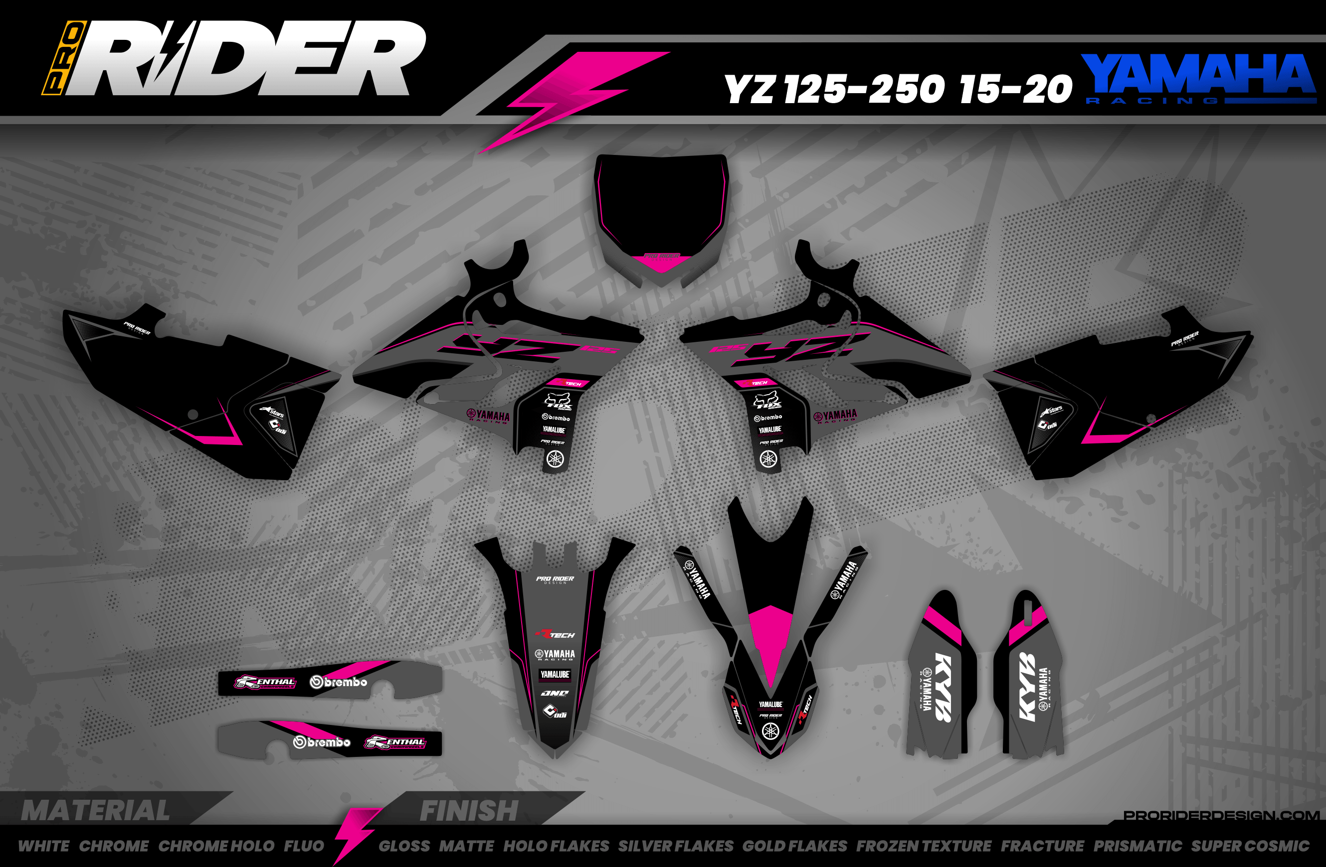 YAMAHA GRAPHICS| Black Venom | PINK