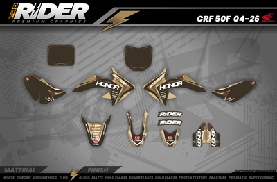 HONDA Graphics Kit BROWN MAT FINISH TOUCH