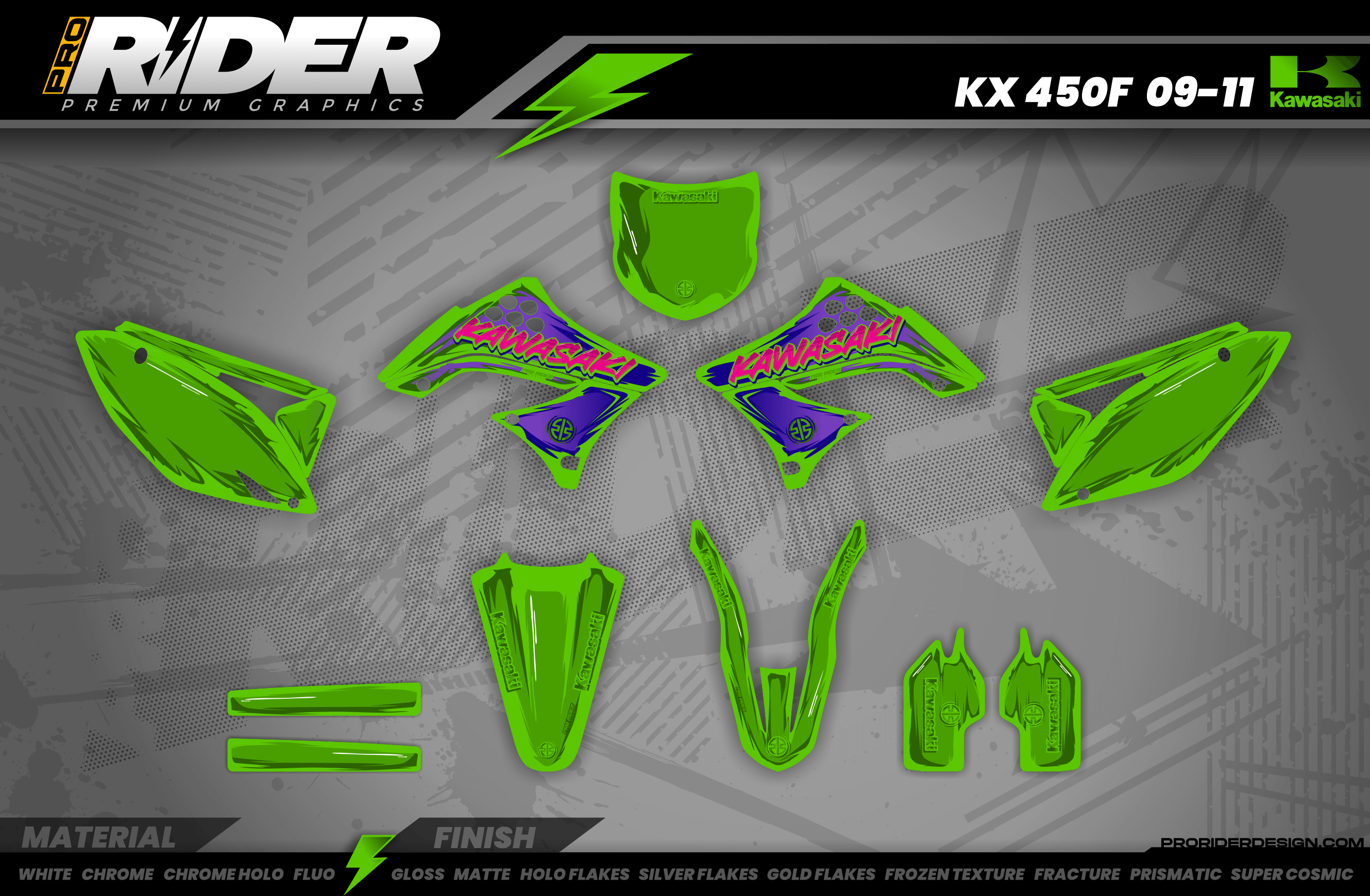 KAWA graphics KIT ARTEX VOM GB